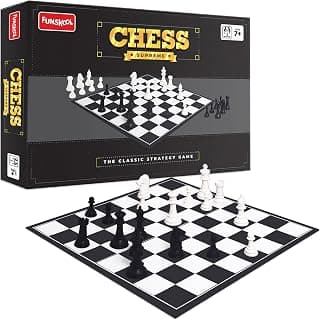 Funskool Games, Chess Supreme, War & Strategy Game, Chess Set, Kids, Adults & Family, 2 Players, Ages 7 and Above, Multicolor
