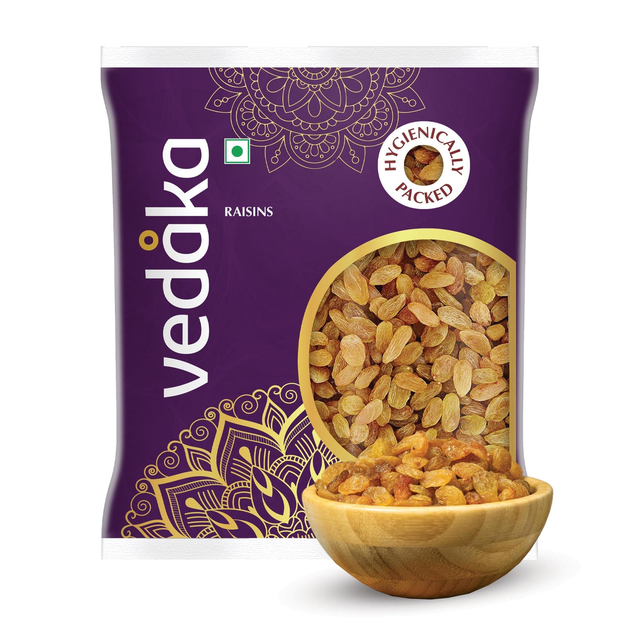 Amazon Brand - Vedaka Raisins | 500 Gram | Dried Grapes | Kishmish | Dry Fruits And Nuts | High In Antioxidants