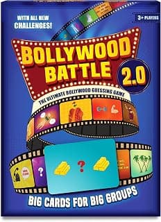 Gouda Games Bollywood Battle 2.0 – Fast-Paced Trivia & Guessing Card Game for Groups, Game Nights & Parties, Gift for Bollywood Fans, Board Game Lovers, Teens & Adults, 3+ Players, Ages 14 & Up