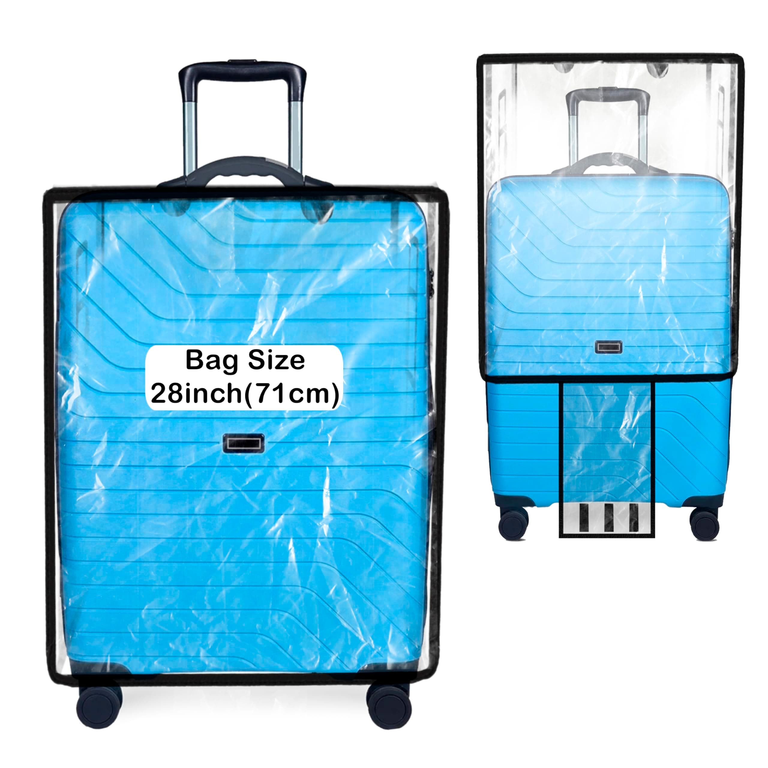Storite Luggage Bag Cover Dust Proof, Waterproof, Suitcase Cover for Wheeled Luggage Trolley Bag - 28 Inch