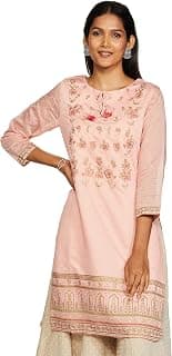 global desi Women's Regular Tunic Shirt