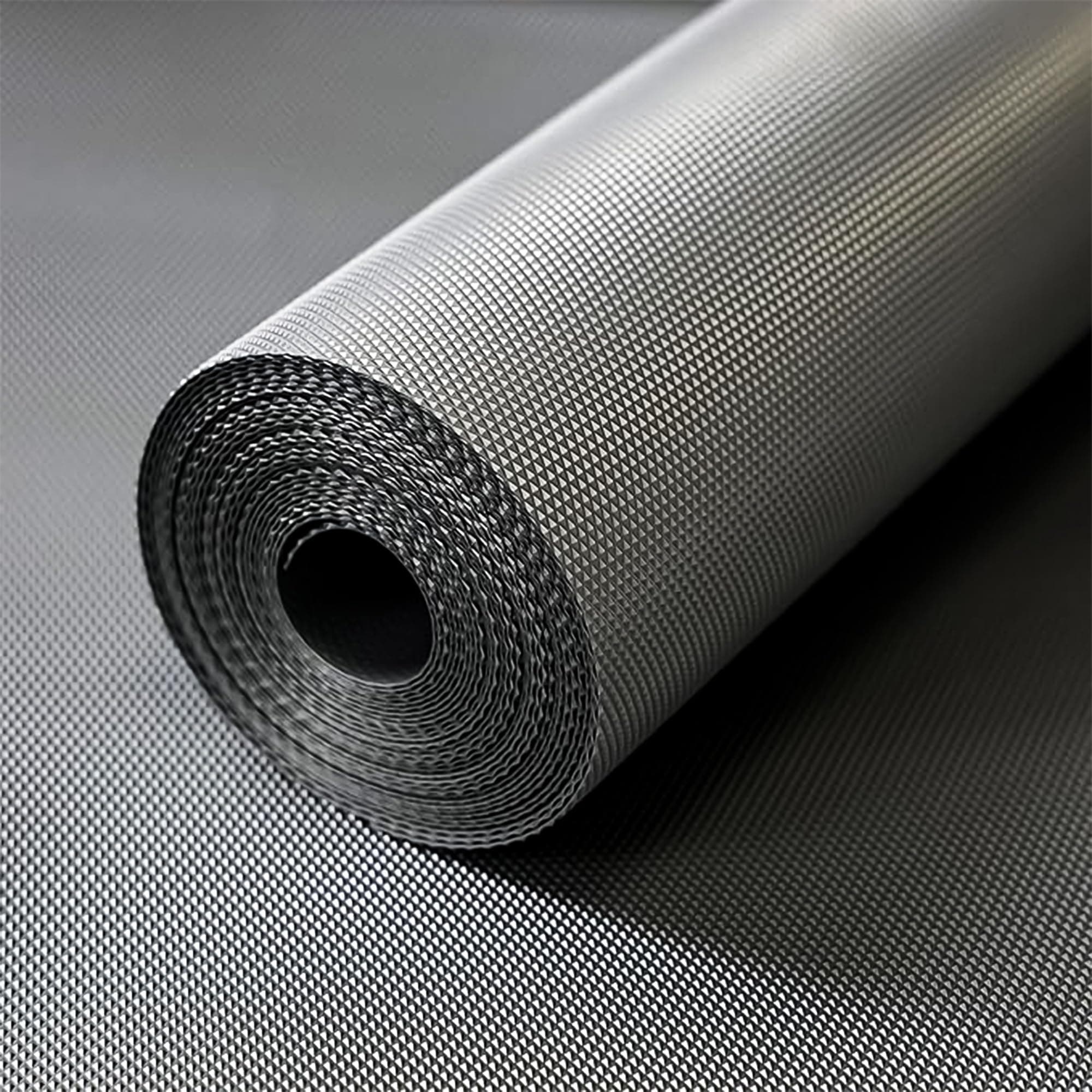 CLAPONE Shelf Liners for Kitchen Shelves/Drawer Mat/Cupboard Liners for Wardrobe/Sheets for Shelves/Anti Skid/Drawer Sheet/Fridge/Table/Washable Anti Slip Mat(Grey 45cm X 5 Meter)