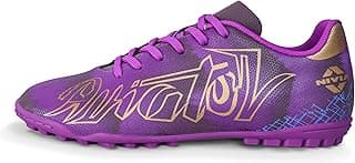 Nivia Aviator 3.0 Turf Shoe for Men with PVC Synthetic Leather and Die Cut Lightweight Insole Provides More Comfort and Grip, High Shear Strength TPU Sole