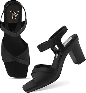JM LOOKS Stylish heel sandal for Women and Ladies