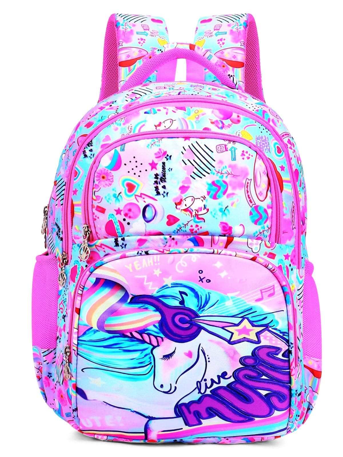 TRUE HUMAN TINY TEEN School Bag for Girls and boys, Lightweight Casual Backpack, Trendy for Girls,Boys, kids students