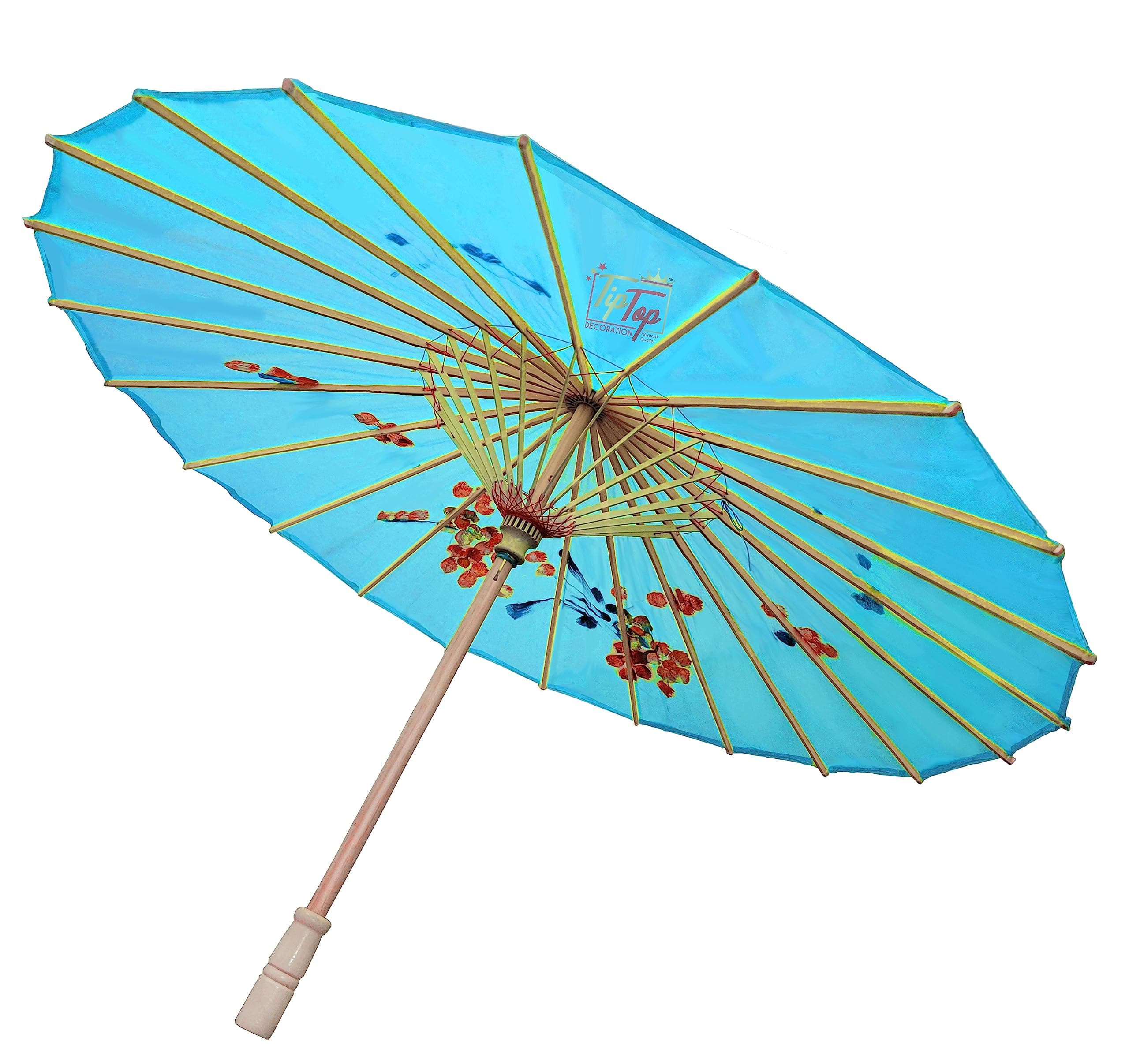 TIPTOP DECORATION Parasol Japanese Traditional Umbrella (33 Inch) (Authentic) (Handmade) (1 Piece)