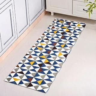 SARAL HOME EASY LIVING Cotton Printed Runner (Turquoise, 50X180 Cm)