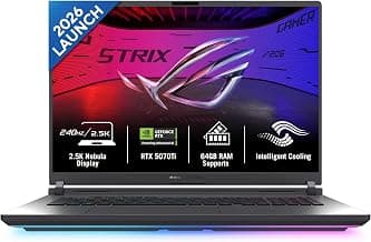 ASUS ROG Strix G18 (2026),Intel Core Ultra 9 (Series 2),RTX 5070 Ti-12GB,32GB RAM (Upgradeable),1TB SSD,FHD+,18"(45 cm),300Hz,Win 11,M365 Basic(1Y),Office 24,Gray,3.2 Kg,G815LR-TT292WS,Gaming Laptop