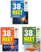 MTG 38 Years NEET Previous Year Solved Question Papers Physics, Chemistry & Biology PYQs Chapterwise Topicwise Solutions For 2025-2026 Exam (Set of 3 ... Free access of Video Solutions & Smart Book