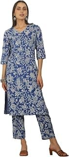 W for Woman Orange Abstract Printed Tiered Spaghetti Kurta and Leggings Set with Dupatta