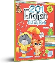 201 English Activity Book: Fun Activities and Grammar Exercises | Alphabet & Words, Rhyming & Opposites | Ages 5–9 | 4+ Hours of Interactive Learning