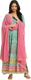 W for Woman Women's Viscose Kurta Pant with Dupatta Set