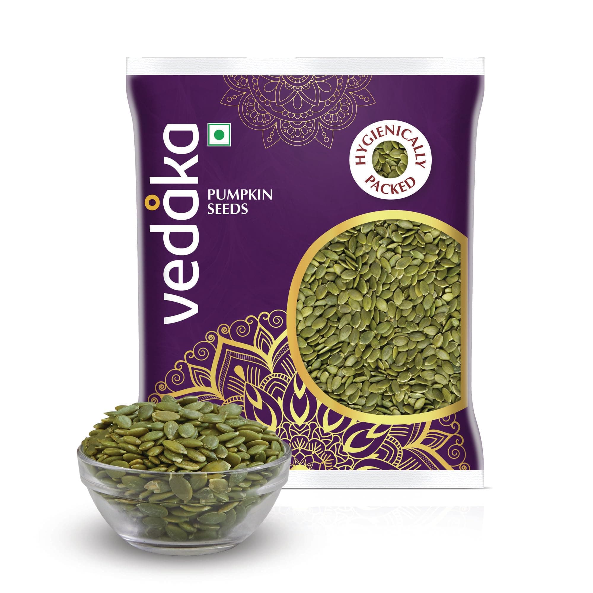 Amazon Brand - Vedaka Premium Raw Pumpkin Seeds | Fibre rich 100g