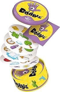 Asmodee Kid's Dobble, Visual Perception Card Game (Multicolour, Ages 6 and Above, 2 to8 Players)