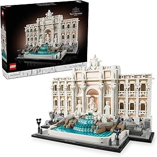 LEGO Architecture Trevi Fountain Model, Italian Landmark Rome Memorabilia 21062 Building Blocks for 18+ Gift
