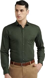 Peter England Men Polycotton Solid Slim Fit Shirt