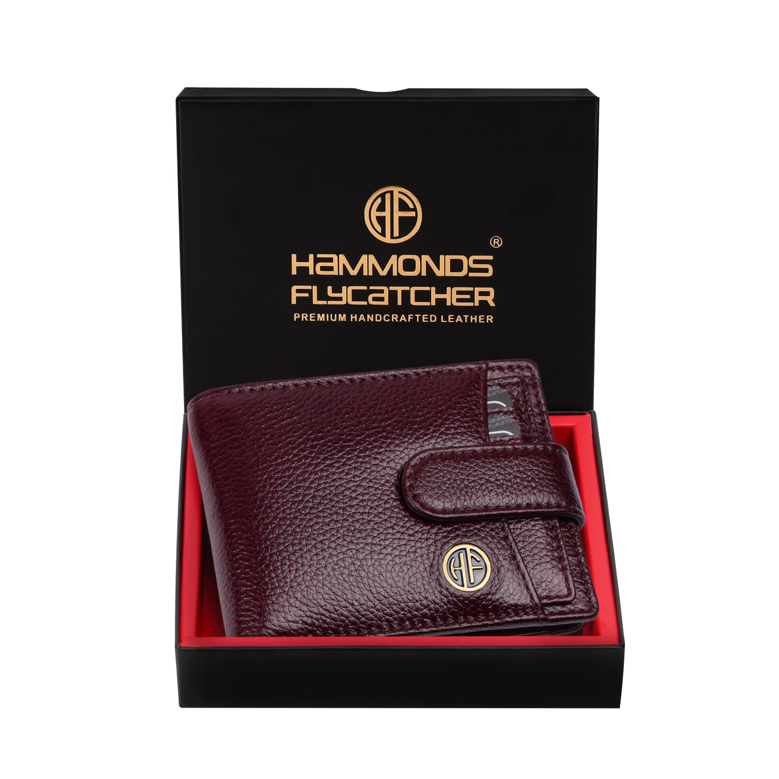 HAMMONDS FLYCATCHER Wallet for Men Leather Original, Mens Wallet, Leather Wallets for Men Stylish, Bi-Fold Wallets for Man, 5 Card Slots, Easy Access Card Slots, Coin Pocket, Gift for Mens - Brown