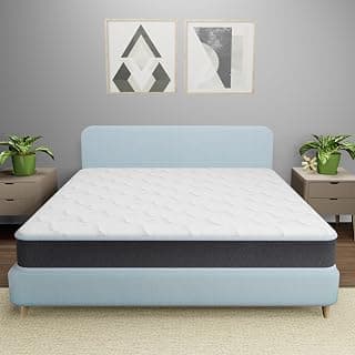 Amazon Brand - Solimo RelaxLit Ortho Mattress | Orthopedic Mattress |Spine Support | Breathable Fabric | Firm Support |HD High Resillience Foam | Softi PU Foam Quilting |Queen Size|78x60x6 Inch