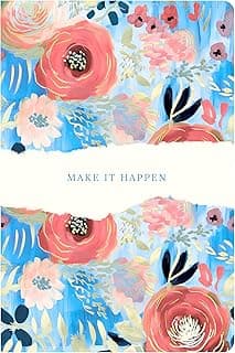 LAURET BLANC Notebook Undated Daily Planner, To Do List, Affirmation and Gratitude Journal- A5, 90 GSM, 150 Pages, Plan for 75 Days, Paperback (Make It Happen)