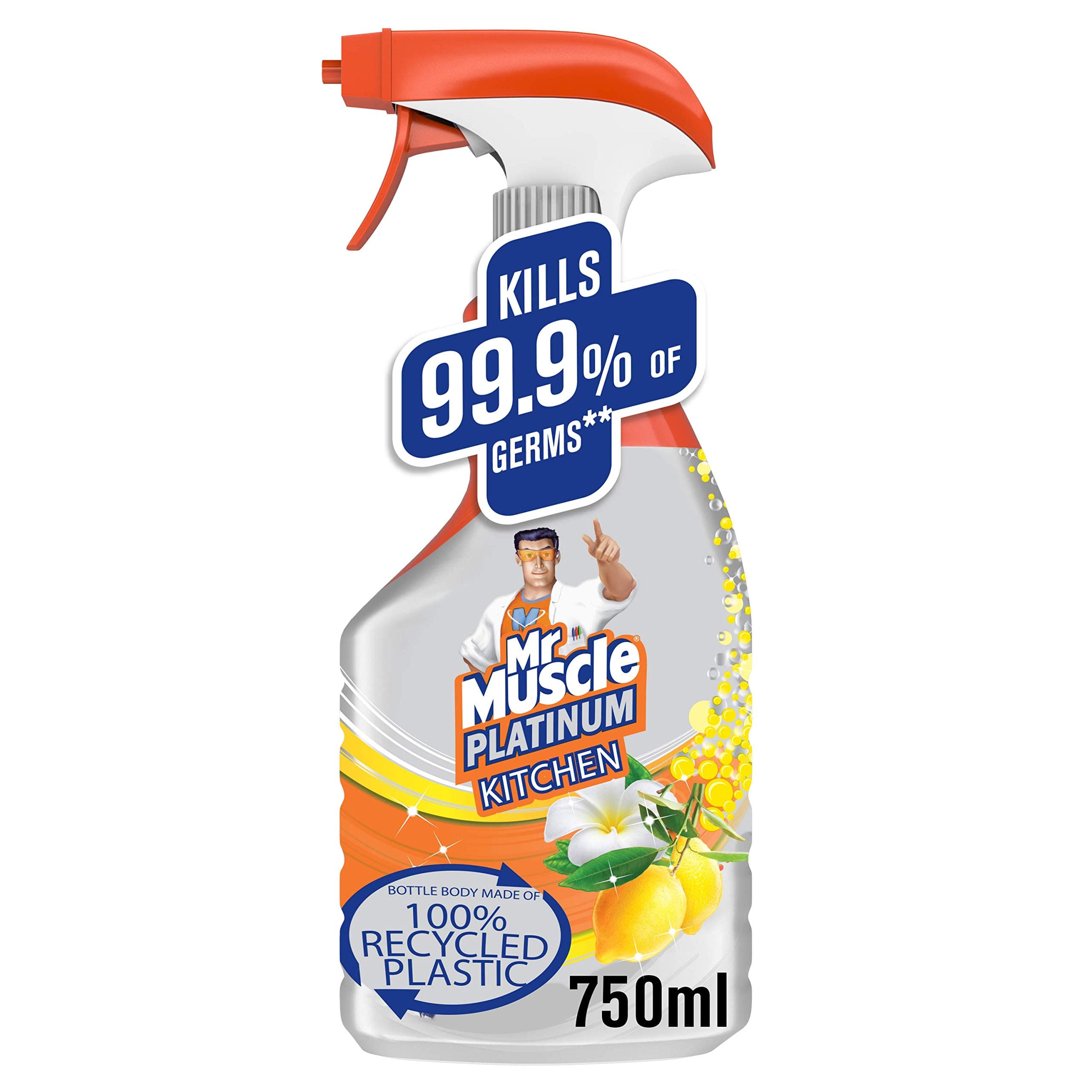 Mr Muscle Mr. Muscle Platinum Kitchen Cleaner, 750Ml