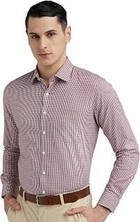 Van Heusen Men Cotton Solid Slim Fit Formal Shirt