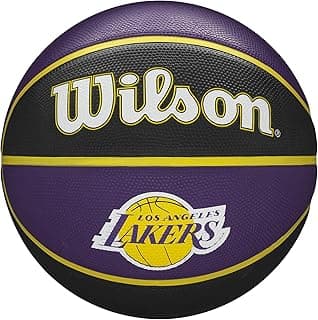 Wilson NBA Team Tribute Basketball - Size 7-29.5", Los Angeles Lakers