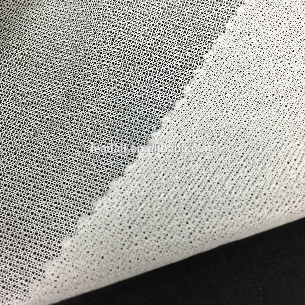 HUNNY- BUNCH® Premium & Stretchable Lycra Fusing Interlining for Fancy Garments, Designer Dresses, Ladies Garments (Width - 60 inch) (2 Meters, White)