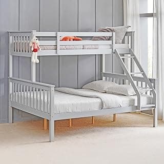 Home Centre Helios - Taylor | Solid Wood | Bunk Beds | Grey | 1 Year Warranty
