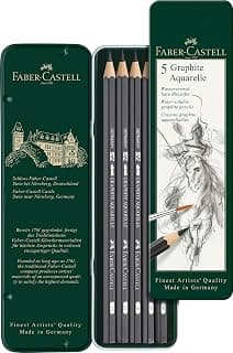 Faber-Castell Graphite Aquarelle Pencil Set - Pack of 5