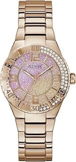 GUESS Sangria Analog Watch for Women with Round Dial & Water Resistant Women's Wrist Watches