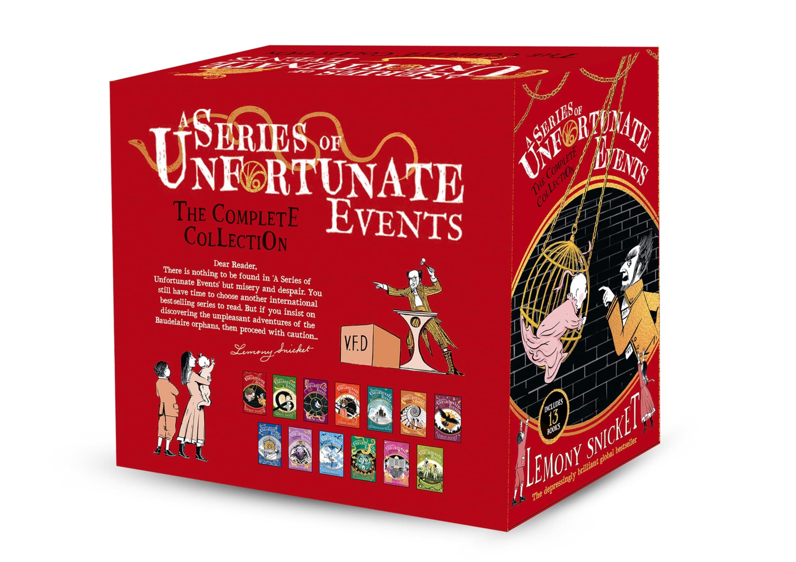 A Series of Unfortunate Events : Lemony Snicket 13 Volume Box Set