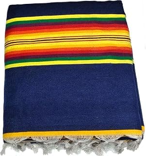 Plain Solapur Satranji Rectangular Carpet, Material Cotton, Extra Large Size, Blue Color Pack Of 1