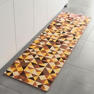 Saral Home Yellow Cotton Multiuse Rugs - 50X180 CM