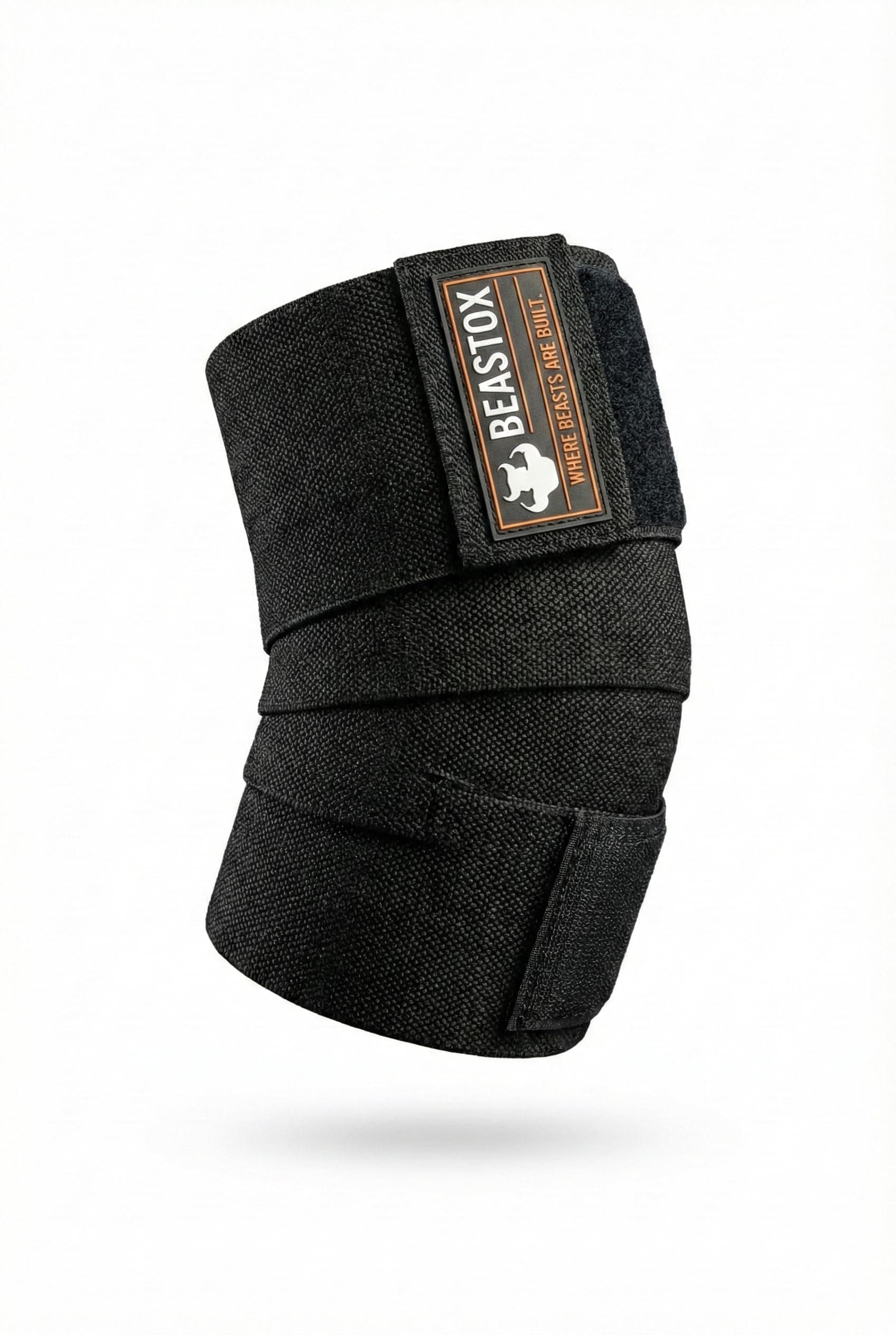 BEASTOX Elbow Support Brace, Black, Adjustable Compression Wrap, Fitness Training, Weightlifting