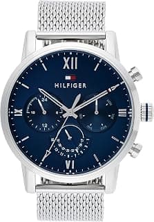 Tommy Hilfiger Multifunction Blue Dial Stainless Steel Strap Watch for Men