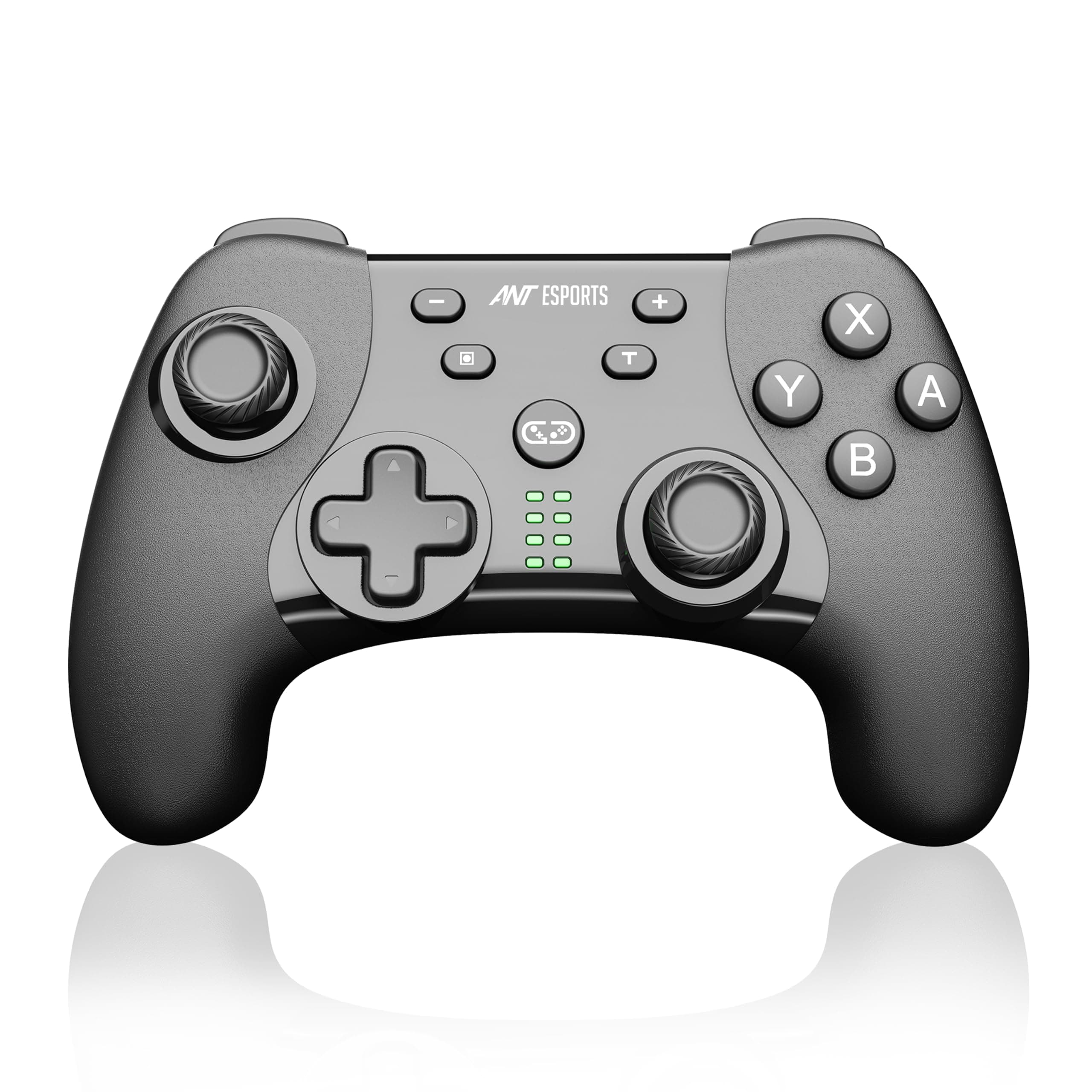 Ant Esports Cosmos 3-Mode Wireless Gaming Controller, Hall Effect Precision Joysticks with Hall-Linear Triggers, Bluetooth 5.3, 2.4GHz, Fast Type-C Charging for PC, Switch, Android TV, Mobile– Black