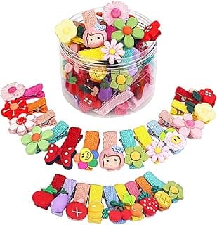 Shining Diva Fashion 26 Pcs Colorful Hair Accessories Hair Clips for Girls Kids Baby Girl Toddlers Women Hairband Hair Band Ties