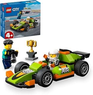 LEGO City Green Race Car, Racing Vehicle Toy for Ages 4 and Up 60399