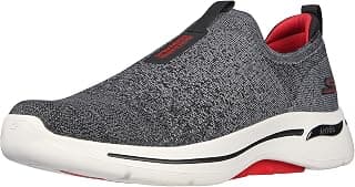Skechers Go Walk Arch Fit - Linear Axis Knit Slipon Mens Casual Shoes