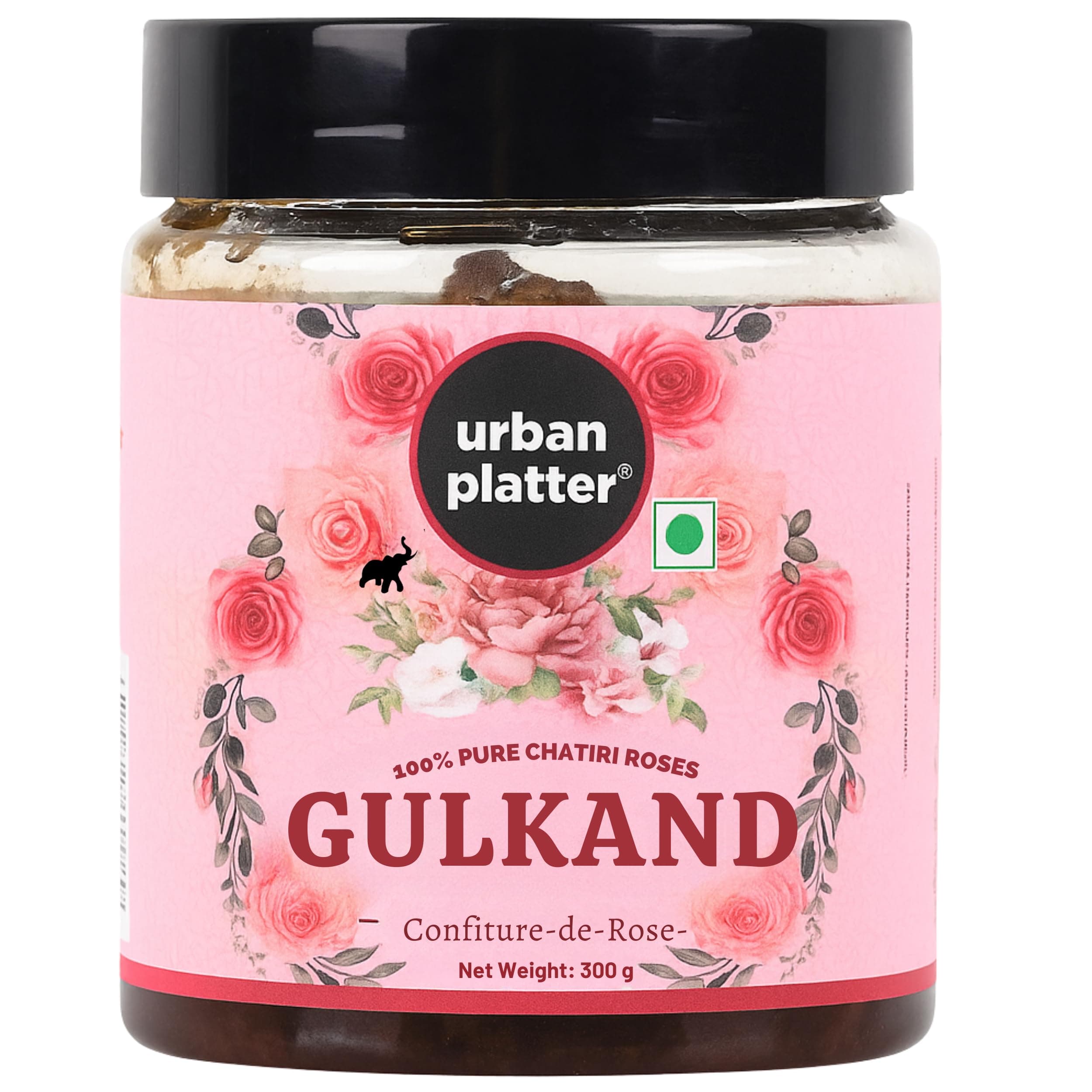Urban Platter Natural Himalayan Gulkand Rose Petal Jam, 300 g
