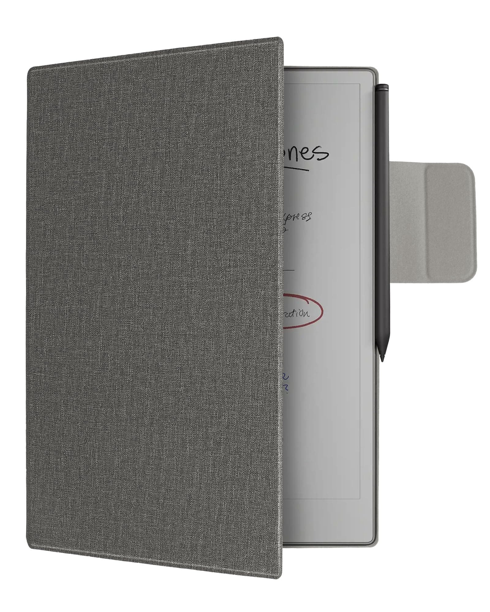 WALNEW Magnetic Folio Case for Remarkable Paper Pro 11.8" with Pen Clasp | Slim Book Folio Cover withAuto Sleep/Wake, Strong magnets, Protective Cover Fits 2024 Paper Pro Tablet 11.8"