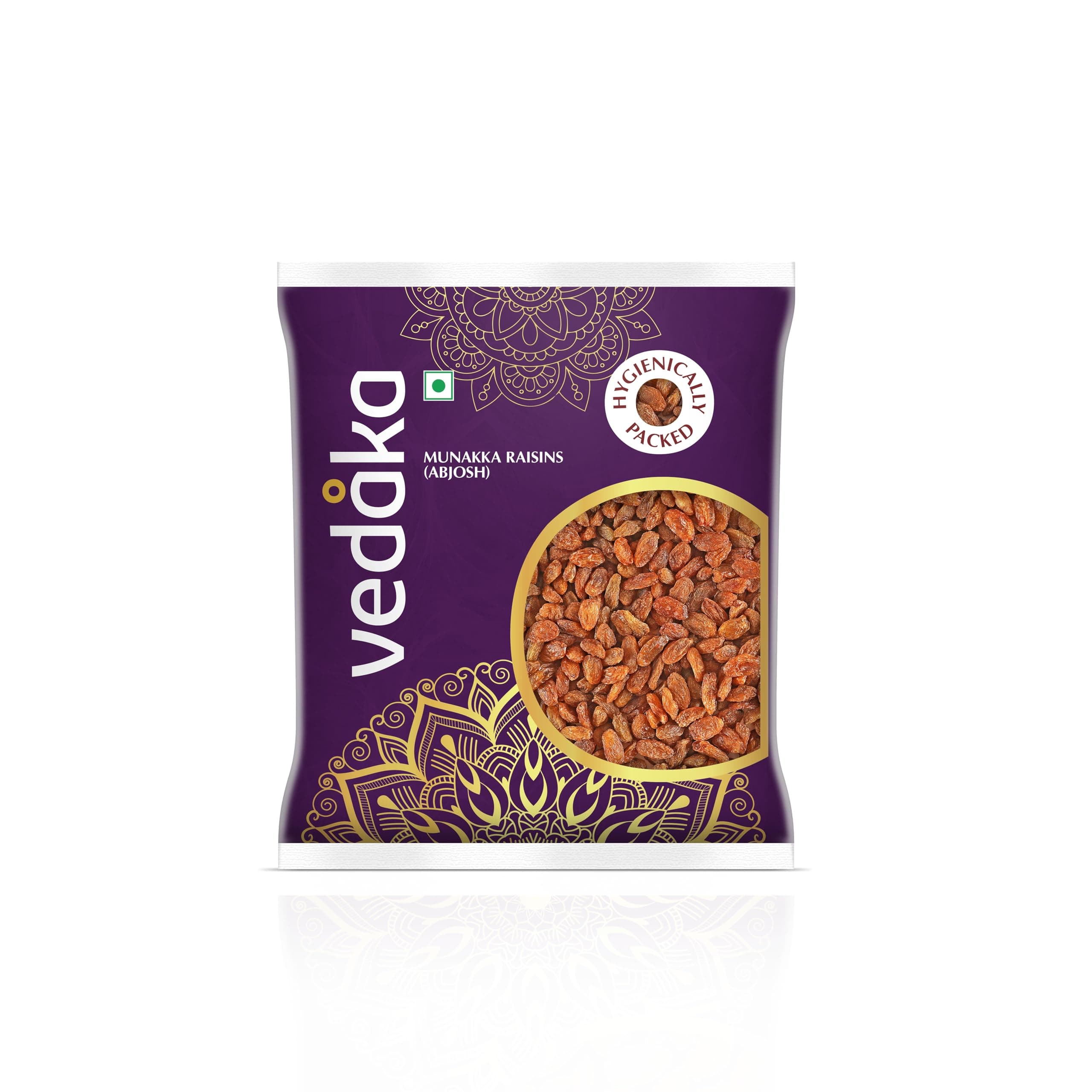 Amazon Brand - Vedaka Munakka Raisins 500 G | Abjosh | Rich Authentic Flavour |Ambient Temperature | Perfect Travel Snack | Fresh