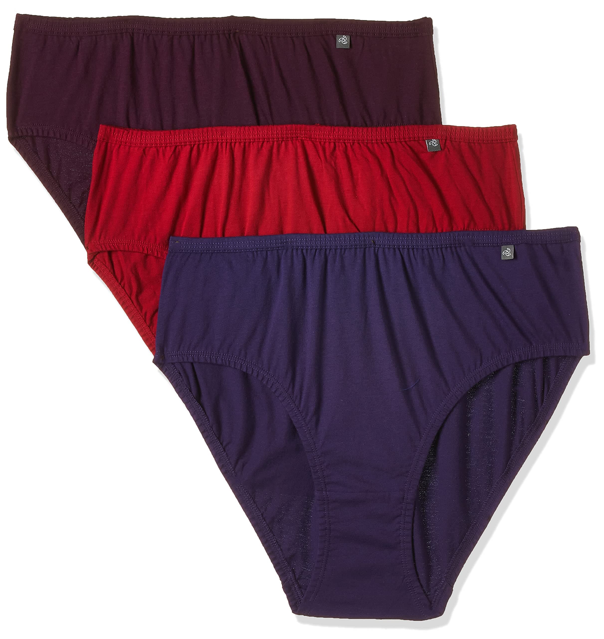Jockey 1406 Women's High Coverage Super Combed Cotton Mid Waist Hipster with Concealed Waistband and Stay Fresh Treatment (Pack of 5_Colors & Prints May Vary)