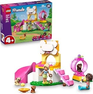 LEGO Friends Puppy Playground Building Kit, Dog Toy for Pretend Play 42665 Building Blocks Toys for 4+ Gift for Boys and Girls