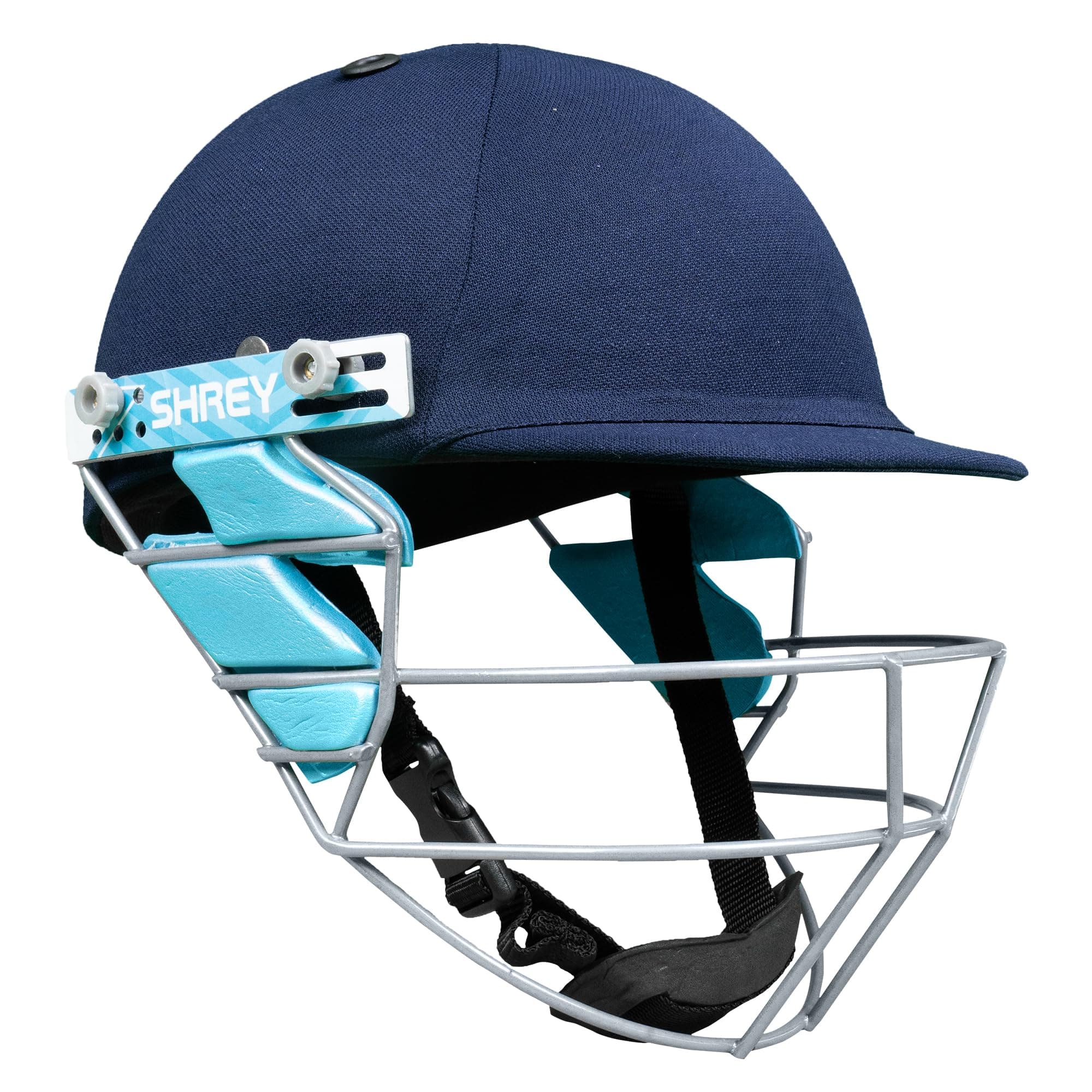 Shrey Star Junior 2.0 Steel Batting Cricket Helmet with Adjustable Grill for Boys (Navy)