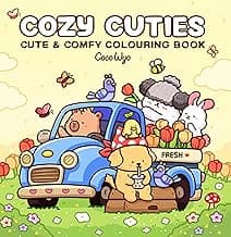 Cozy Cuties: Coloring Books For Adults By Coco Wyo | Cute Animal Coloring Pages, Simple Cozy Designs, Stress Relief & Relaxation: A Cute and Comfy Colouring Book