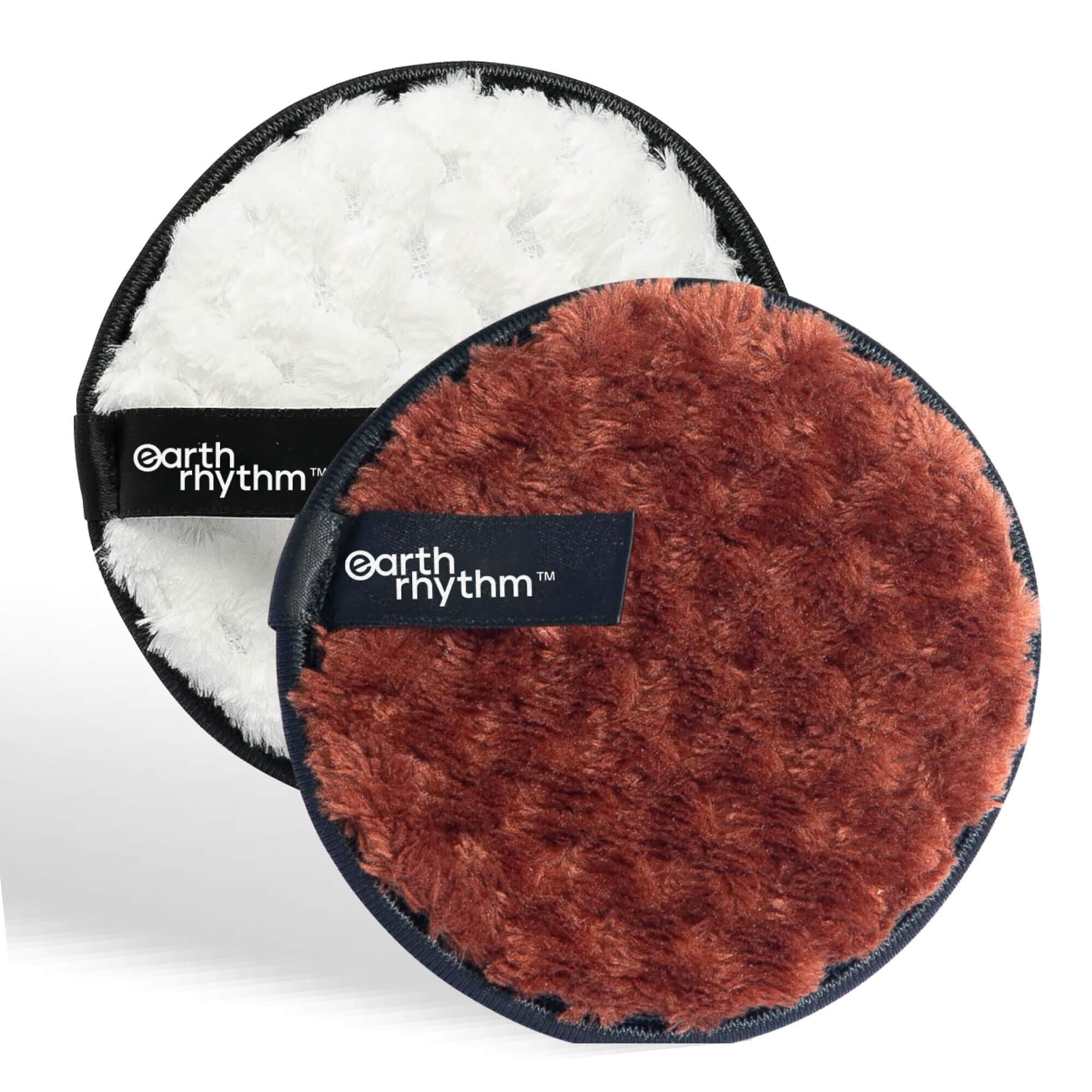 Earth Rhythm Instant Makeup Remover Pads, Deep Clean in 10 Seconds.Reusable & Eco-Friendly (Pack of 2)