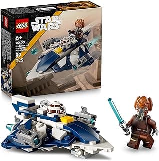 LEGO Star Wars Plo Koon’s Jedi Starfighter Microfighter Building Toy 75400 Building Blocks Toys for 6+ Gift for Boys and Girls
