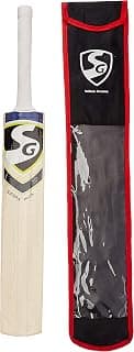 SG Cricket Bat SG Sierra Plus No.3 Kashmir-Willow Cricket Bat, Size 3 (Multi-Color)
