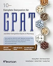 Complete Companion for GPAT and other Competitive Examinations in Pharmacy